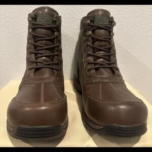 New UGG Australia Eaglin Leather Waterproof Duck Boots Men's Size 10.5